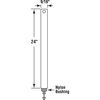 Prime-Line 9/16 in. x 24 in. Spiral Tilt Balance, Red Tip Single Pack FH 2420